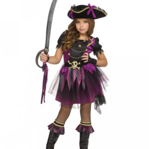 Freche Piraten Prinzessin Kostüm für Mädchen für Karneval L