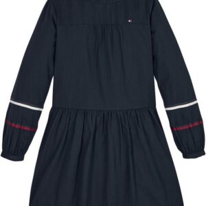 Tommy Hilfiger Blusenkleid GLOBAL STRIPE TAPE DETAIL DRESS Kinder Kids Junior MiniMe