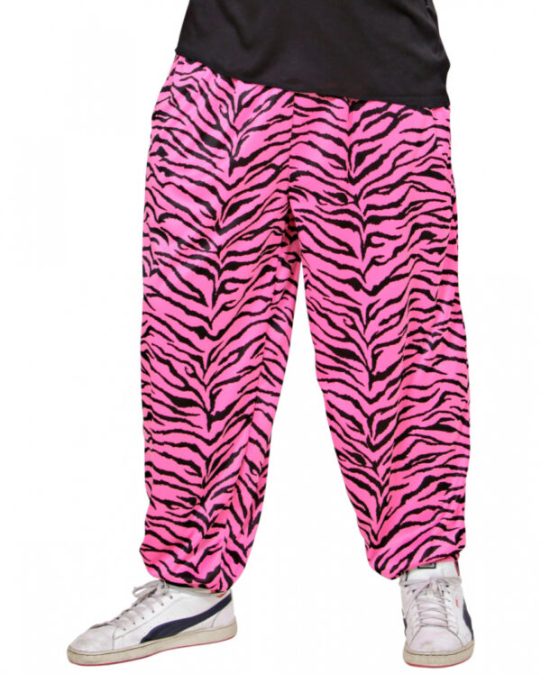 80er Jahre Pink Zebra Trainings Hose kaufen XL
