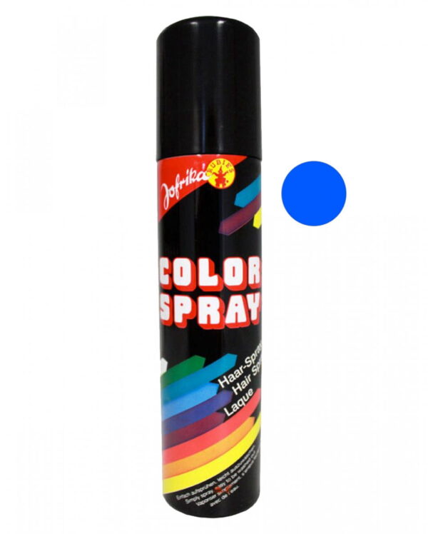 Blaues Haarspray farbiges Haarspray für Fasching