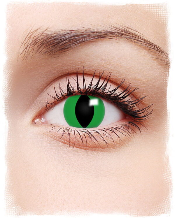 Motivlinsen grüne Anakonda Schlangen Kontaktlinsen