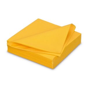 AVA Papierserviette, Servietten stoffähnlich 40x40cm 25 Stück Gelb