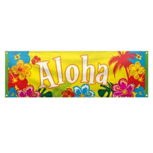 Boland Dekoobjekt Partybanner Aloha Hawaii