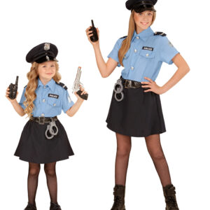 Polizistin Kinderkostüm für Kinderfasching XS-116