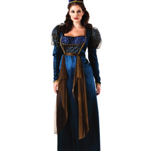 Renaissance Queen Kostüm XL für Fasching & Karneval