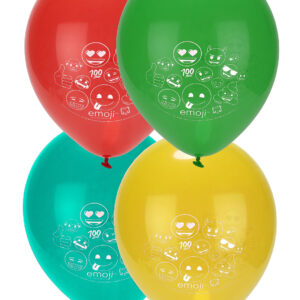 Emoji-Luftballons 8 Stück