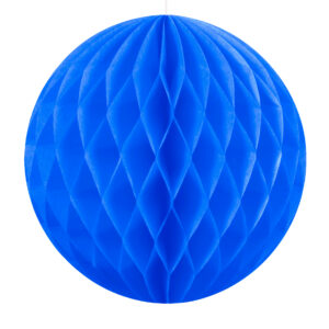Papierwaben blaue Kugel 20 cm