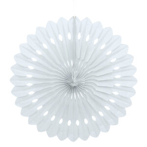 Lampion-Hängedeko weiss
