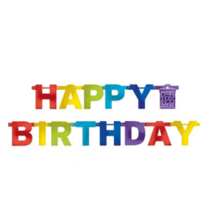 Girlande Happy Birthday bunt 219 cm