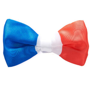 Frankreich-Fliege Fanartikel blau-rot-weiss