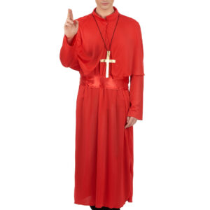 Edler Priester Kostüm Kardinal rot