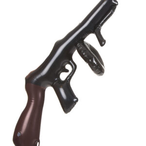 Maschinengewehr aufblasbar schwarz-braun 75cm