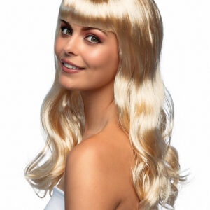 Wellige Langhaarperücke für Damen blond