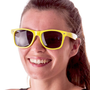 Stylishe Sonnenbrille für Erwachsene neongelb
