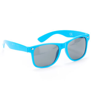 Brille mit getönten Gläsern blau