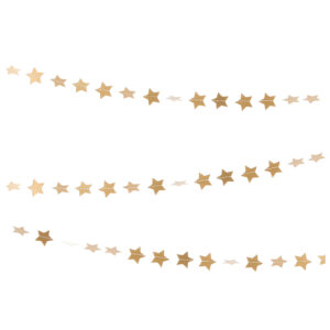 Sternen Partygirlande gold 3m