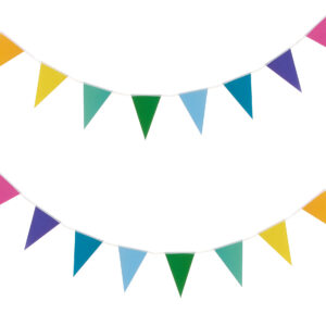 Party Wimpelgirlande bunt