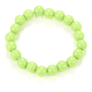 Perlenarmband für Erwachsene hellgrün