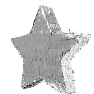 Partyspiel Stern Piñata silber