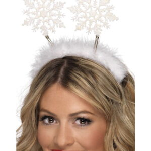 Haarreif mit Schneeflocken