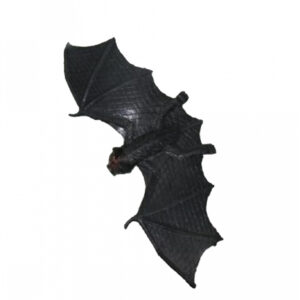Kunststoff Fledermaus mit roten Augen 11 cm