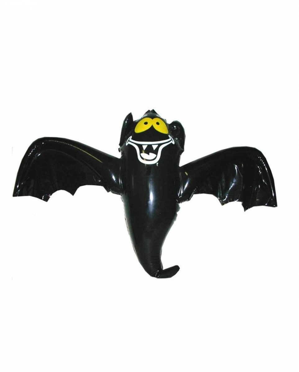 Schwarze Aufblasbare Fledermaus 130cm
