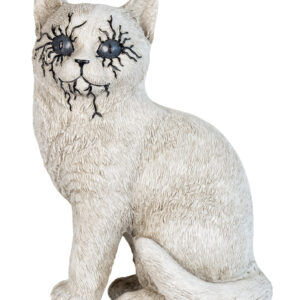 Weiße Geister Katze 23cm