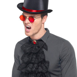 Eleganter Vampir Set 3-teilig schwarz-rot