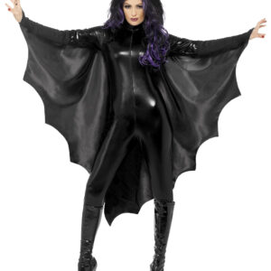 Vampir Fledermaus Flügel Cape schwarz
