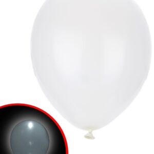 Luftballons LED Illooms 5 Stück weiss