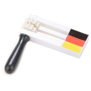 Deutschland-Schnarre Ratsche Länder-Fanartikel bunt 17x15cm