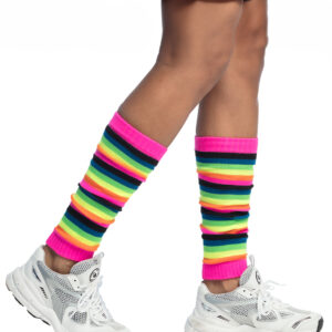 Beinstulpen gestreift für Erwachsene bunt