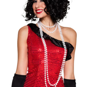 Perlenketten 20er Jahre für Damen 2 Stück weiß