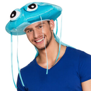 Lustige Quallen Mütze für Erwachsene türkis