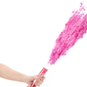 Kurze Fetzen Konfettikanone Party Bombe rosa