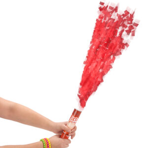 Party Popper Riesen Konfetti Dekoartikel rot 30cm