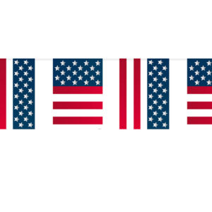 USA Girlande Flaggen Deko 10 Meter