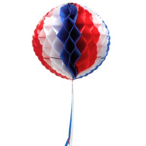 Wabenball Frankreich-Fanartikel blau-weiss-rot 27cm