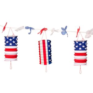 Laternen-Girlande USA 3m