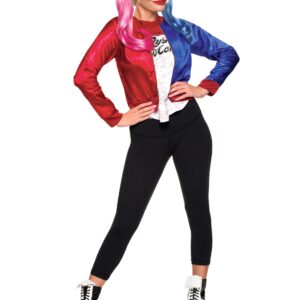 Suicide Squad Harley Quinn Damenkostüm Lizenzartikel Jacke mit Shirt bunt