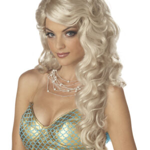 Meerjungfrau Perücke blond