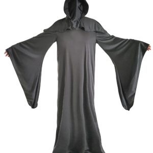 Sensenmann Gesichtsloser Tod Halloween Kostüm schwarz