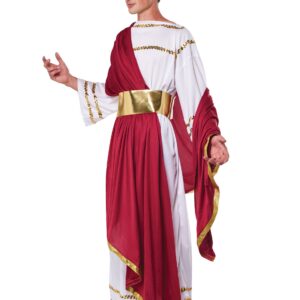Cäsar Römer Kostüm XXL rot-weiss