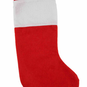Weihnachtsstrumpf Geschenktasche rot-weiss 37cm