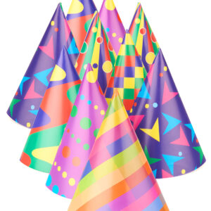 Papierhüte Partyhüte Party-Zubehör 10 Stück bunt 16cm