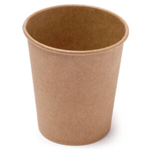 Klassische Pappbecher 20 Stück braun 255 ml