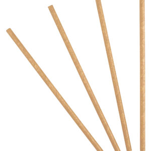 Strohhalme aus Karton 20 Stück beige 19