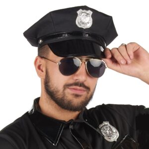 Polizei Mütze Polizist schwarz