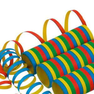 Luftschlangen-Set Streifen Party-Deko 3 Stück bunt 400x0