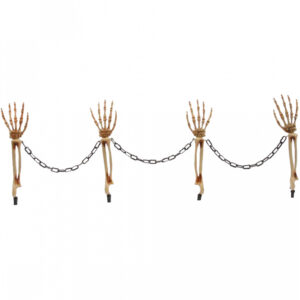 Skeletthand Gartenstecker Zaun